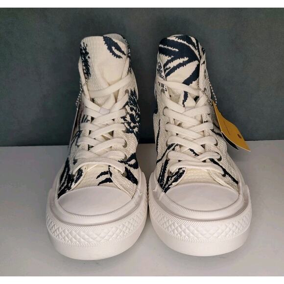 RARE Converse First String Chuck Taylor All Star Woven Floral Vibram Womens 8 - Picture 3 of 16